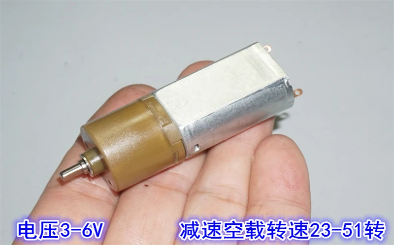 DC 3V 5V 6V Micro Gear Motor 20mm Three-stage Planetary Gear Motor 180 Carbon Brush Motor Gear Motor