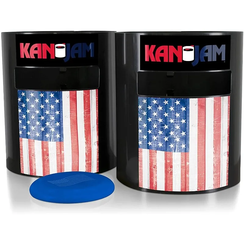 

Kan Jam USA Edition Disc Toss Game for The Backyard, Beach, Park, Tailgates, Outdoors