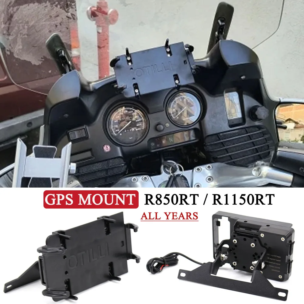 R1150RT نظام تحديد المواقع والملاحة قوس جديد دراجة نارية الملحقات حامل هاتف حامل هاتف USB لسيارات BMW R 850/1150 RT R850RT