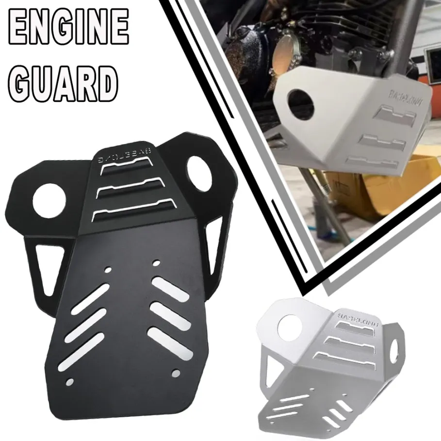 

KLX150BF Engine Guard For Kawasaki KLX125 D-TRACKER 125 2010-2016 Front Skid Plate Low Engine Skidplate Guard Cover 2012 2013