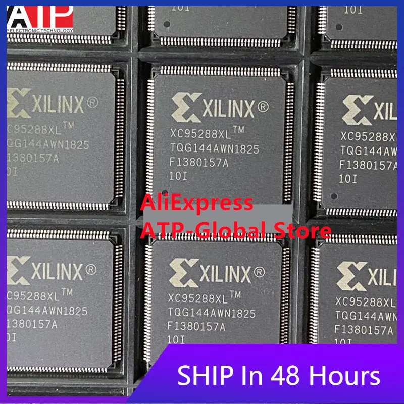 

1PCS original spot XC95288XL-10TQG144I complex programmable logic device 3.3V 288-mc CPLD integrated chip IC electronic componen