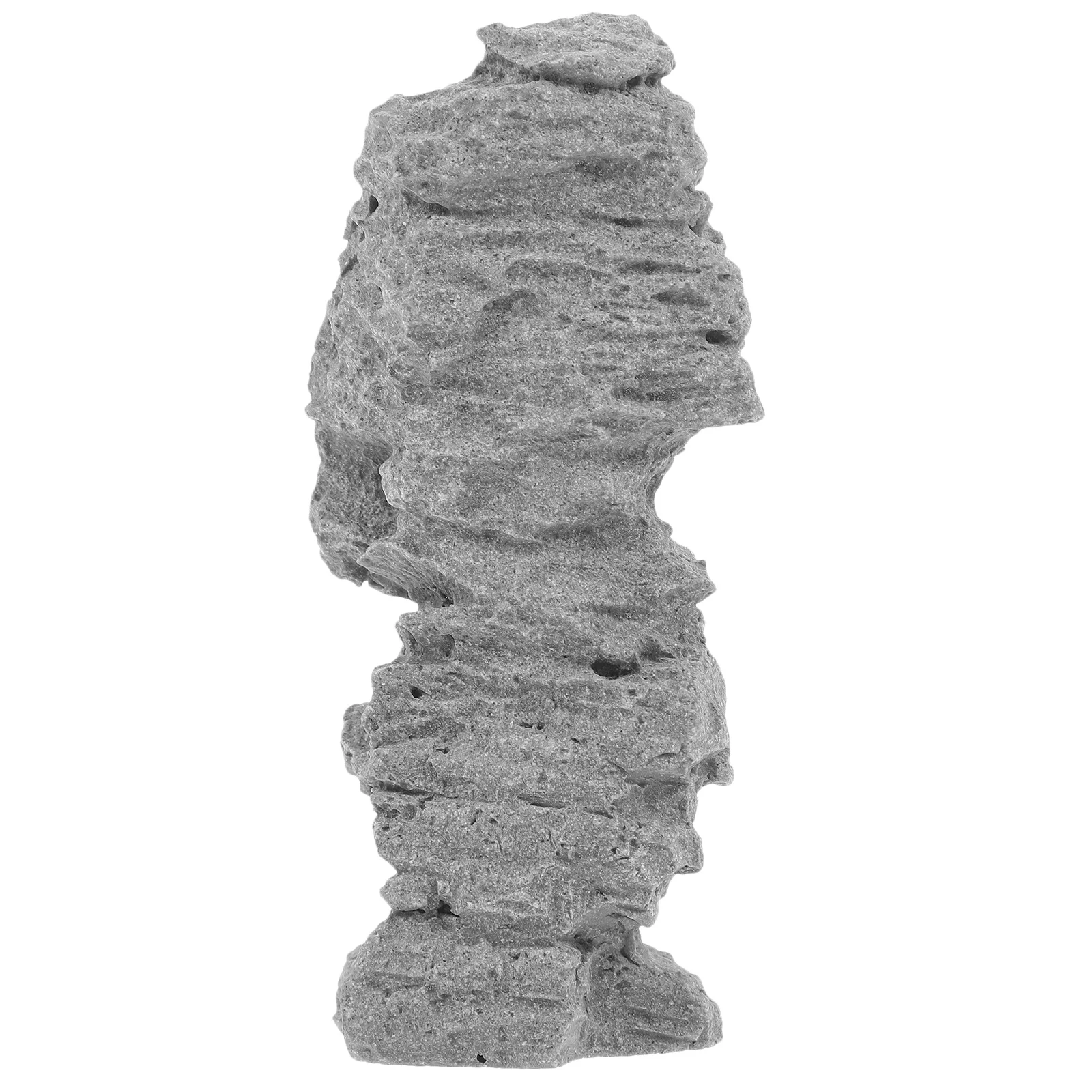 

1pc Mini Rockery Statue For Aquarium Fish Tank Decor Natural Stone Ornament Simulation Rockery Landscape Bonsai Accessories