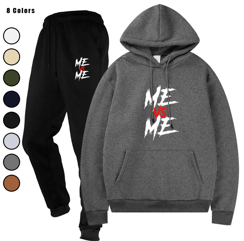 

Men's Hoodies + Pants Sports Suits Tracksuit Two Pieces Sets Running Casual Fashion Sweatshirts Sweatpants Men's Clothing