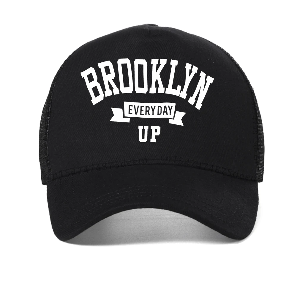 

Brooklyn every day Printed Men's baseball cap fashion Casual Streetwear snapback hat brearthable mesh sun hat cool trucker hats