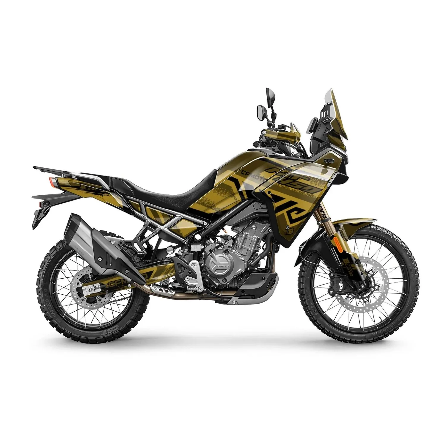 Motorcycle Body Fairing Sticker Decal Protective Street Bike Full Graphic Kit  For CFMOTO 450MT 2024-2026 Design 3