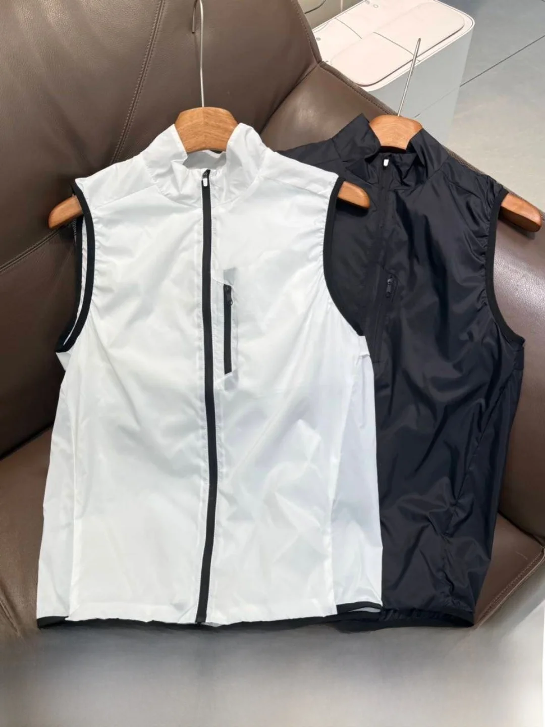 Lightweight Foldable Quick Dry Breathable Reflective Print Summer Unisex Outdoor Sports Vest Versatile Layering Printed Vest
