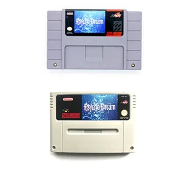 Osycho Dream game cartridge For snes ntsc pal video game