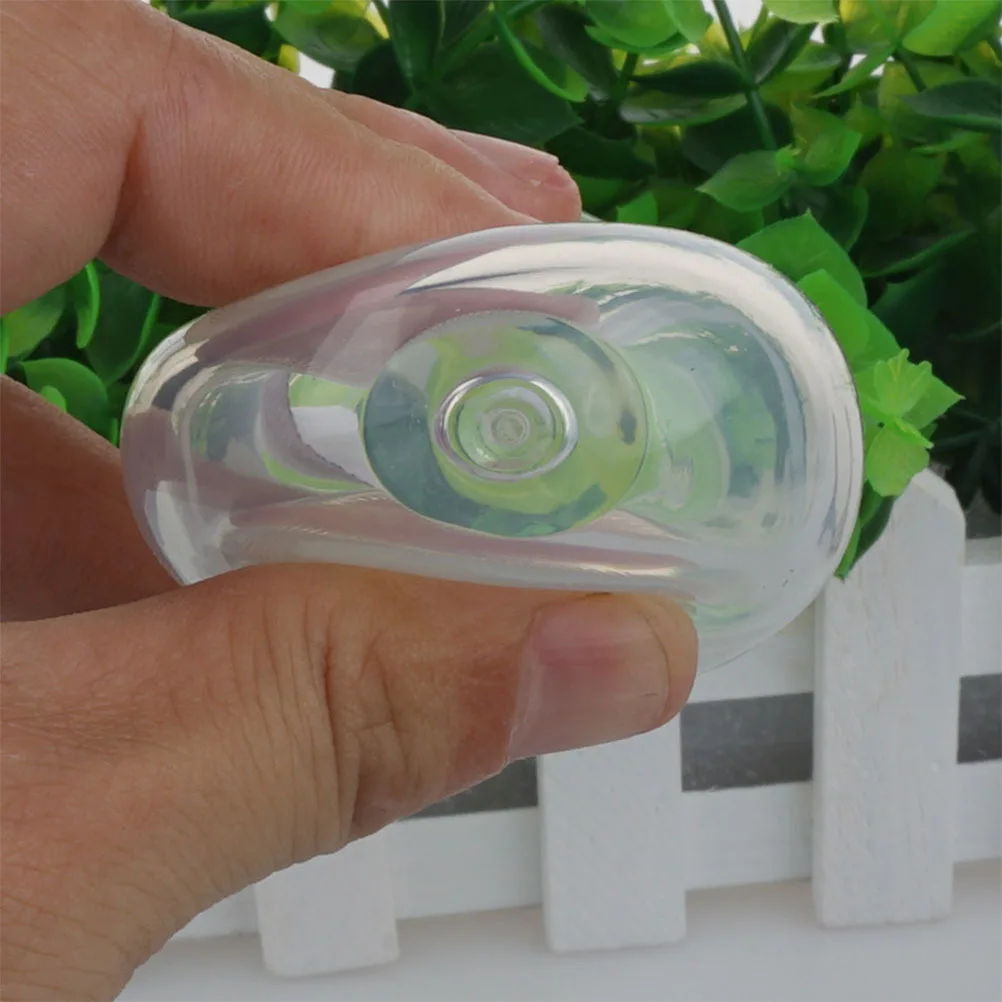 90 مللي سيليكون الطفل الأرز زجاجة المغذية ملعقة غطاء تغذية الرضع الحليب نقية الغذاء سهلة ضغط تغذية الطفل زجاجة أرز سيليكون #3