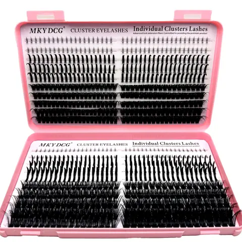 Eyelashes book Bottom+Spikes Lashes Clusters Wispy Manga Lashes Clusters Extension Unique Spiky Cluster Anime Individuals Fairy