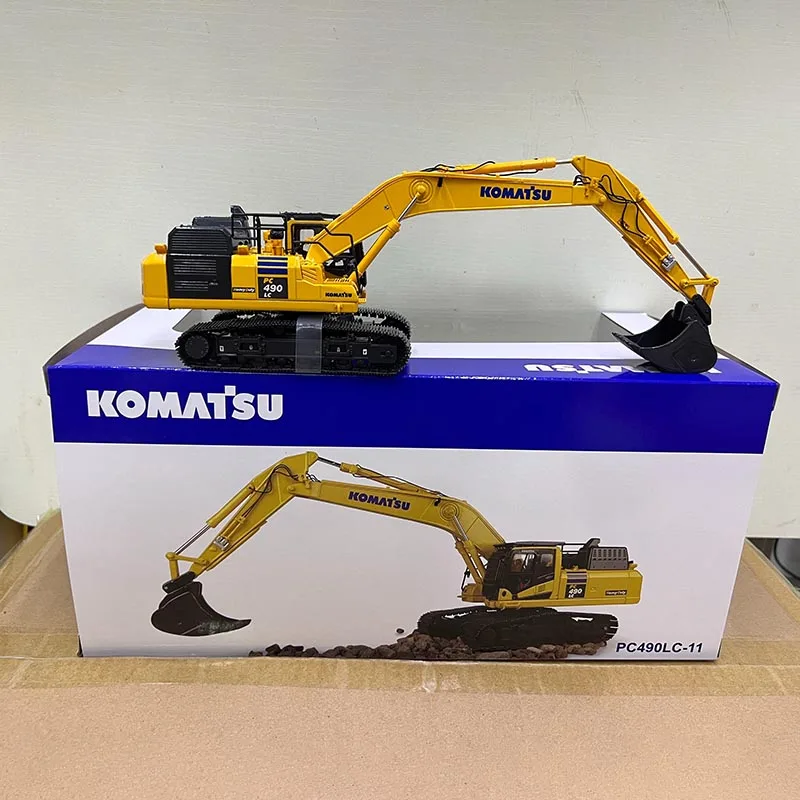 UH 8120 1:50 Scale KOMATSU PC490LC-11 Excavator Engineering Alloy Car Model Ornaments