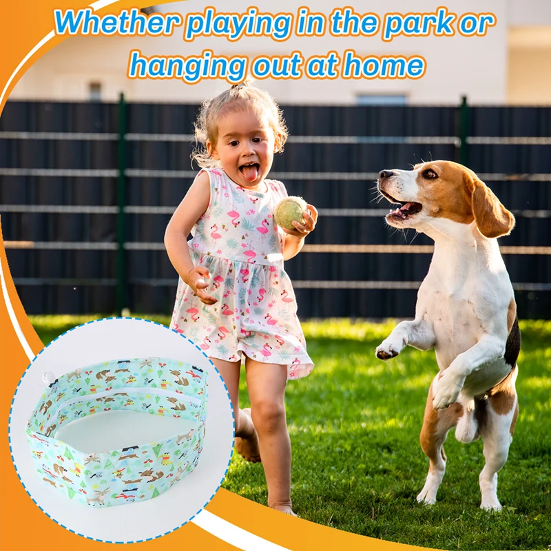 Dog Cooling Collar Pet Cooling Ice Apron Cat Bib Kitten Puppy Cool Clothes Ice Scarf Heatstroke Pet Cooling