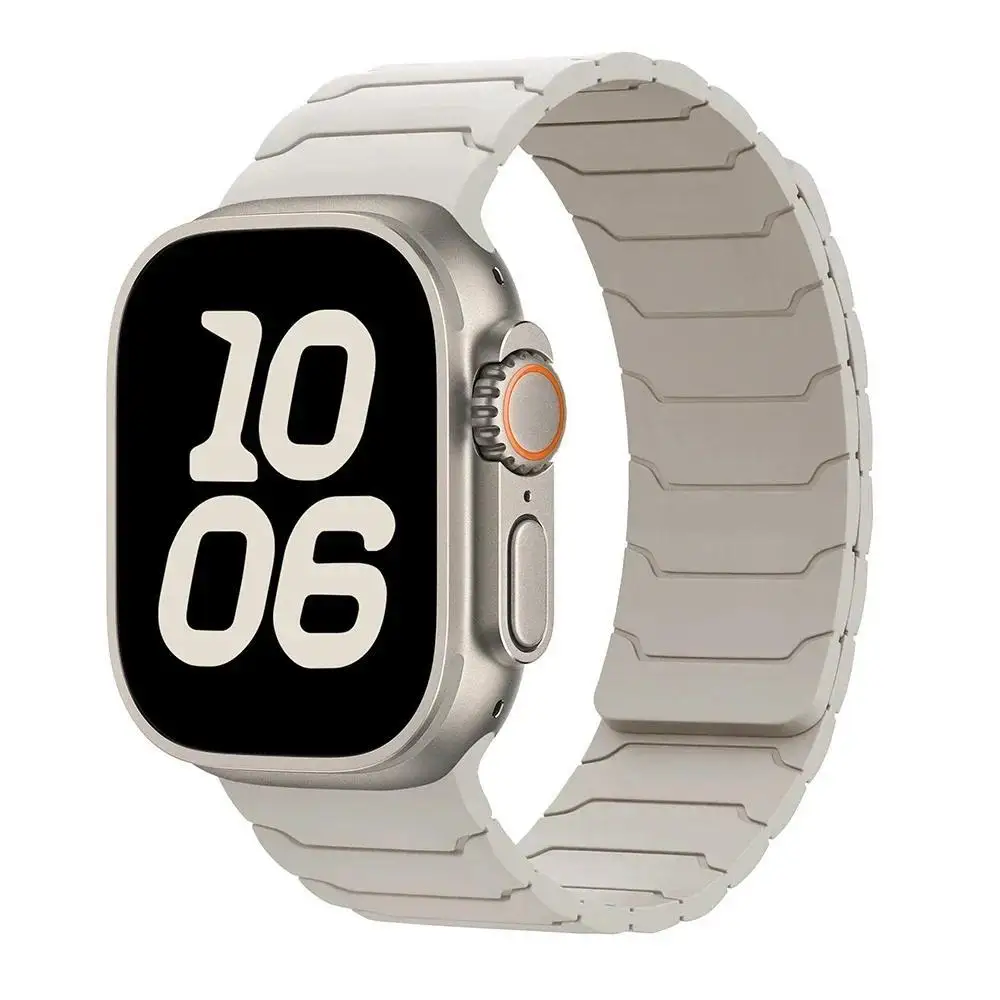 Magnetisches Silikonarmband für Apple Watch Ultra 3 2 49mm 45mm 44mm 40mm 42mm 46mm 41mm 38mm IWatch Series 11 10 SE 9 8 7