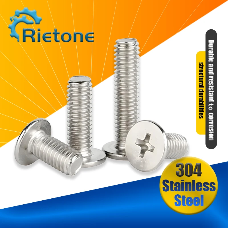 M2 M2.5 M3 M4 M5 M6 304 Rvs Cross Phillips Ultra Dunne Super Platte Wafer Hoofd Schroef notebook Laptop Elektronische bout