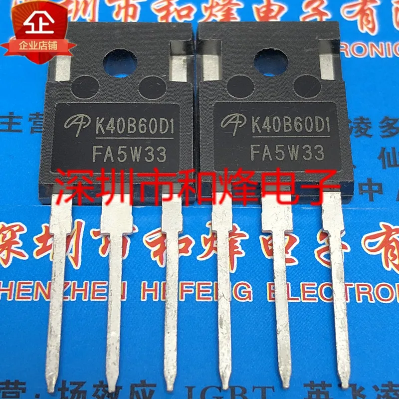 5PCS-10PCS AOK40B60D1 K40B60D1  TO-247  Imported Original Best Quality In Stock Fast Shipping