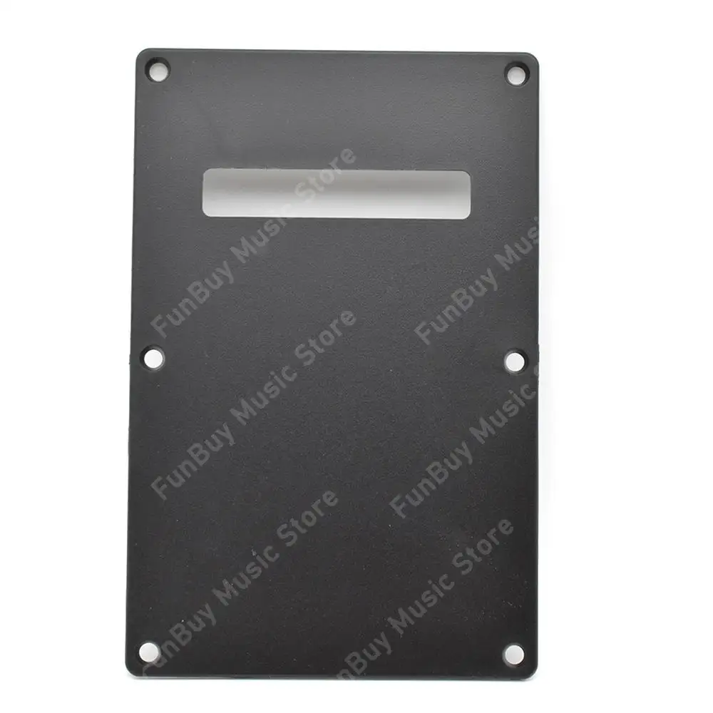 Electric Guitar Pickguard PVC Cover Back Plate Back Plate 1Ply for FD ST Modern Style Electric Guitar with Screw Black White