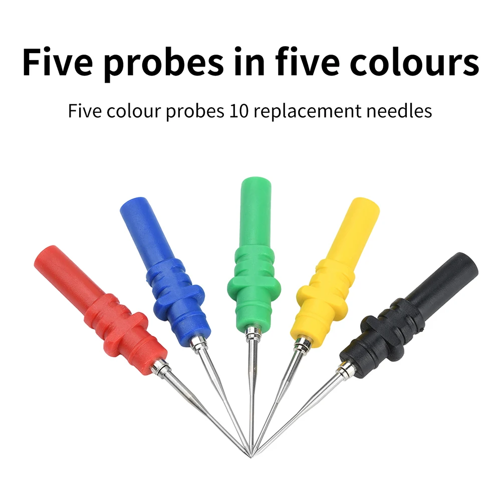 Needle Back Test Probe Pin Screw Auto Diagnostic Test Handheld Oscilloscope Set Acupuncture Repair Tool for ECU Troubleshooting