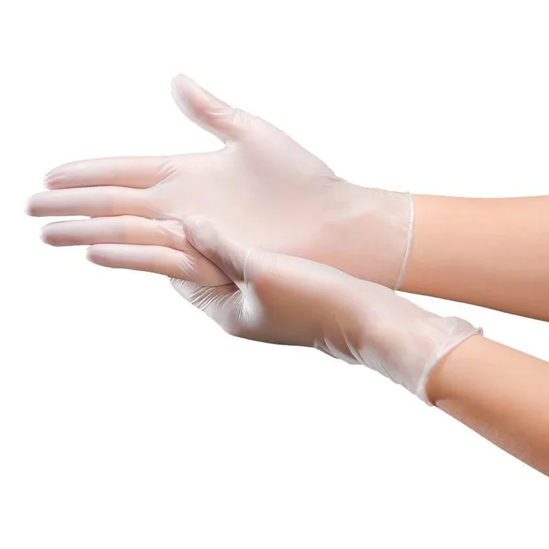 Safety Protective Powder Free  Vinyl Gloves Nitrile&Vinyl Blended Gloves