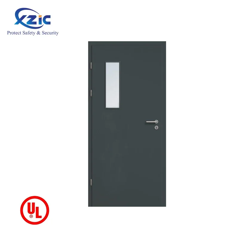 UL Listed Hollow Hospital Fire Rated Door Steel Metal 20-180min Fire Door