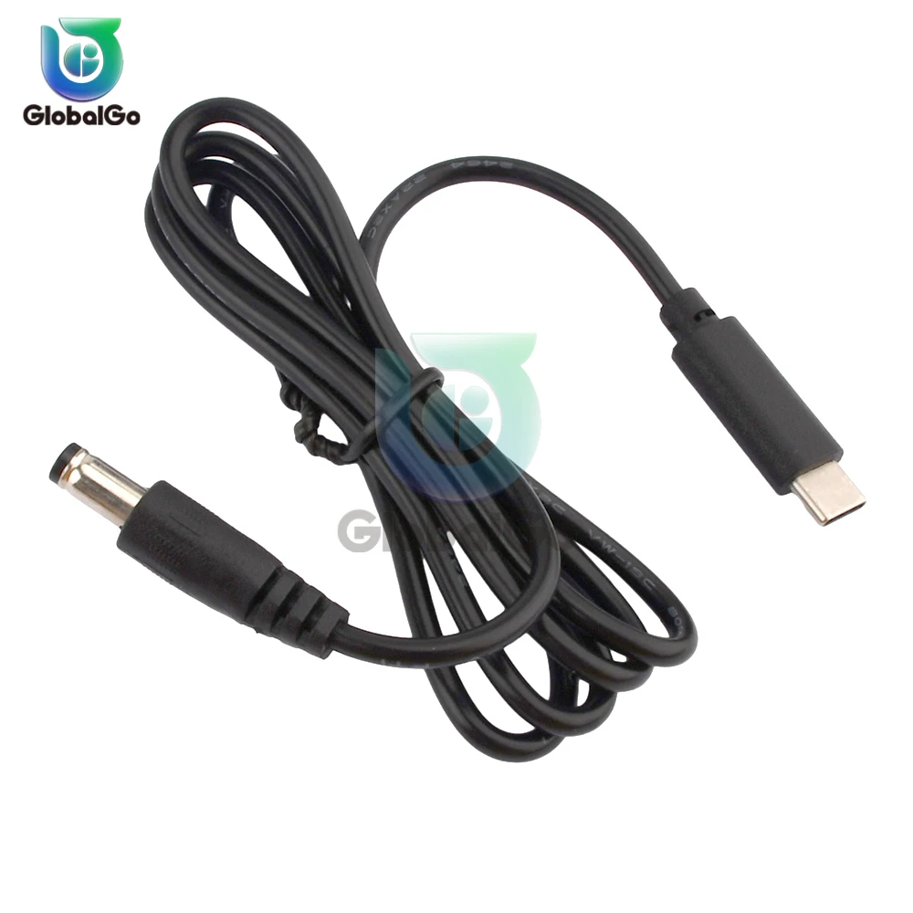 TYPE-C to DC5.5 5.5x 2.5mm Male Trigger Adapter Cable For PD3.0/2.0 QC3.0/2.0 FCP AFC Charging Notebook Charger 1M