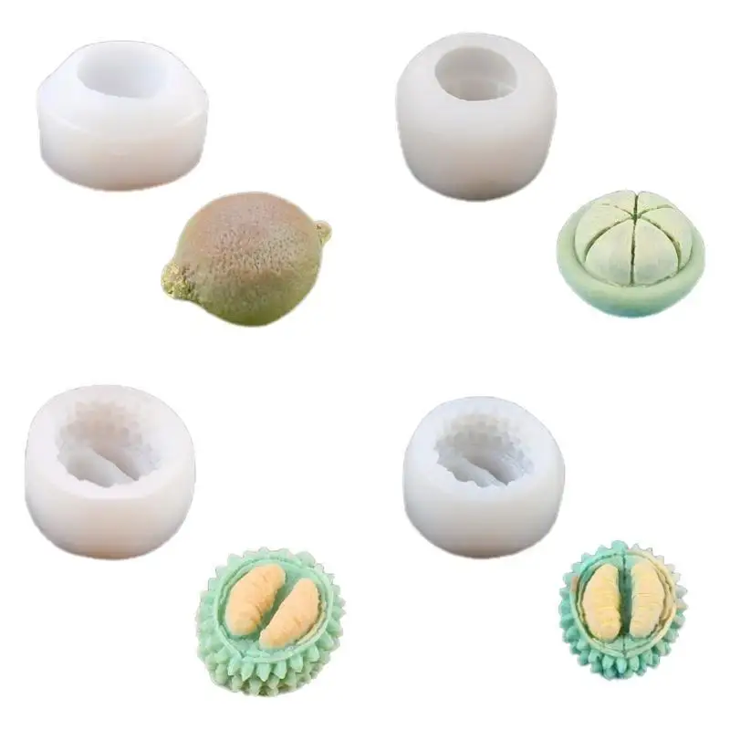 

G6KF Durian Lemon Shaped Silicone Mold Fondant Cake Border Moulds Chocolate Mould