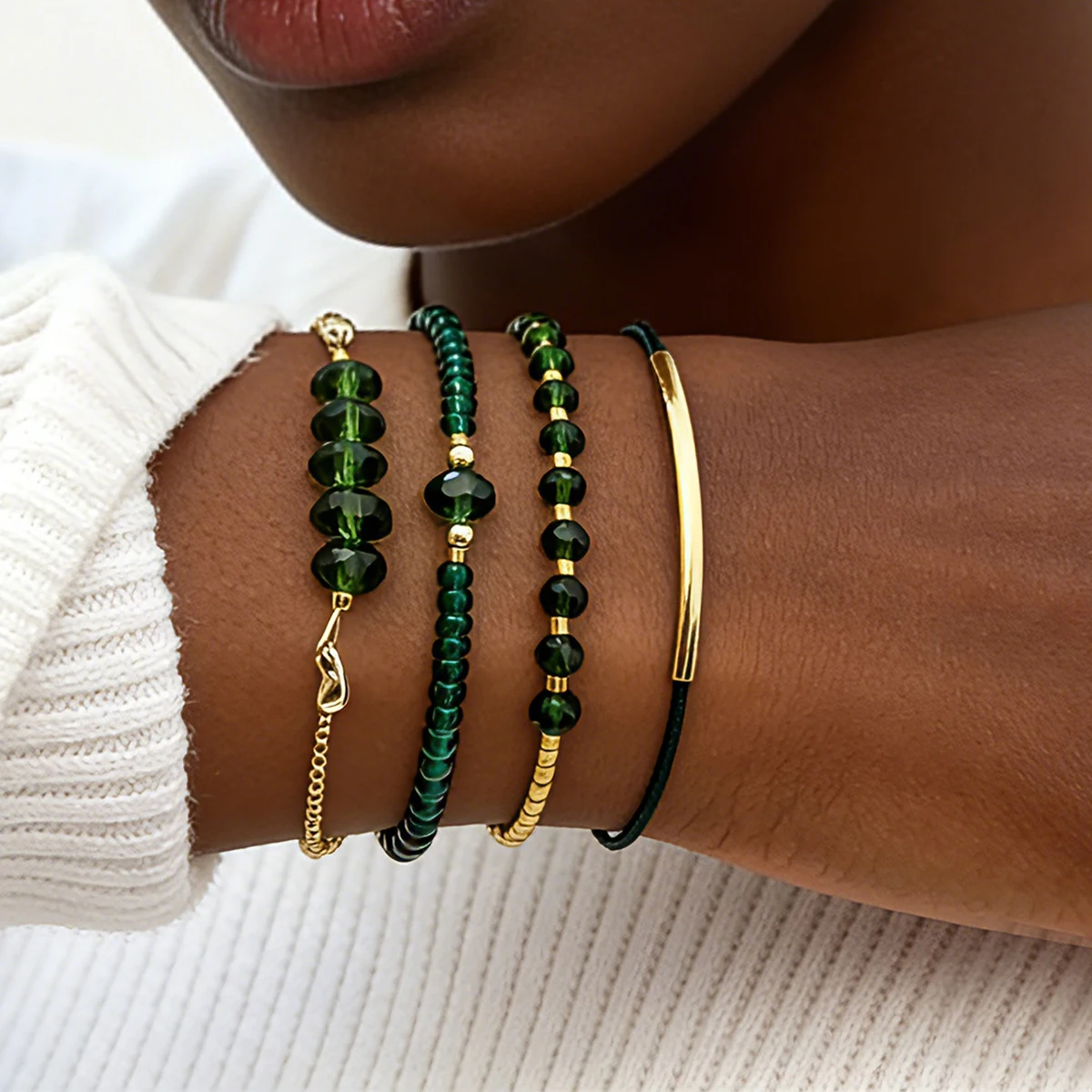 4Pcs/Set Fashion Gr… - image