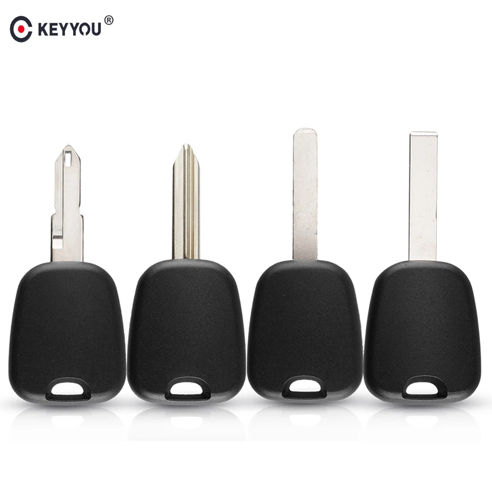 

KEYYOU 10X Replacement Transponder Auto Car Key Cover Case Fob For Peugeot 106 107 307 206 207 306 406 For Citroen C2 C1 C3 C4