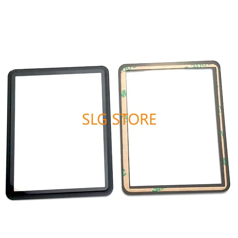Nova tela lcd capa de vidro da janela exterior para canon eos 7d protetor com fita peça reparo da câmera digital