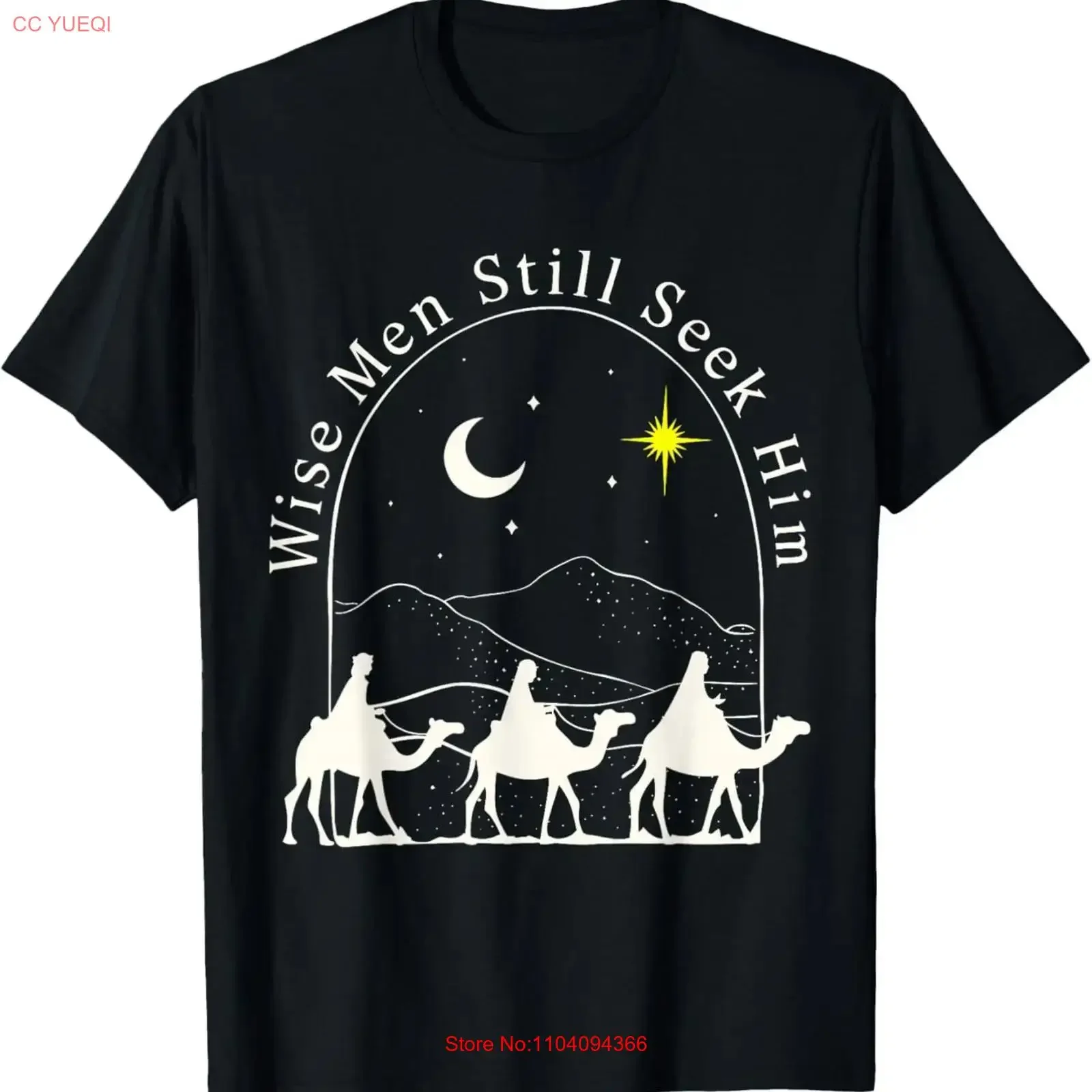 Wise Men Christian Christmas Jesus Nativity Scene Women T Shirt vintage Washed streetwear Versatile Unisex Casual Stretched
