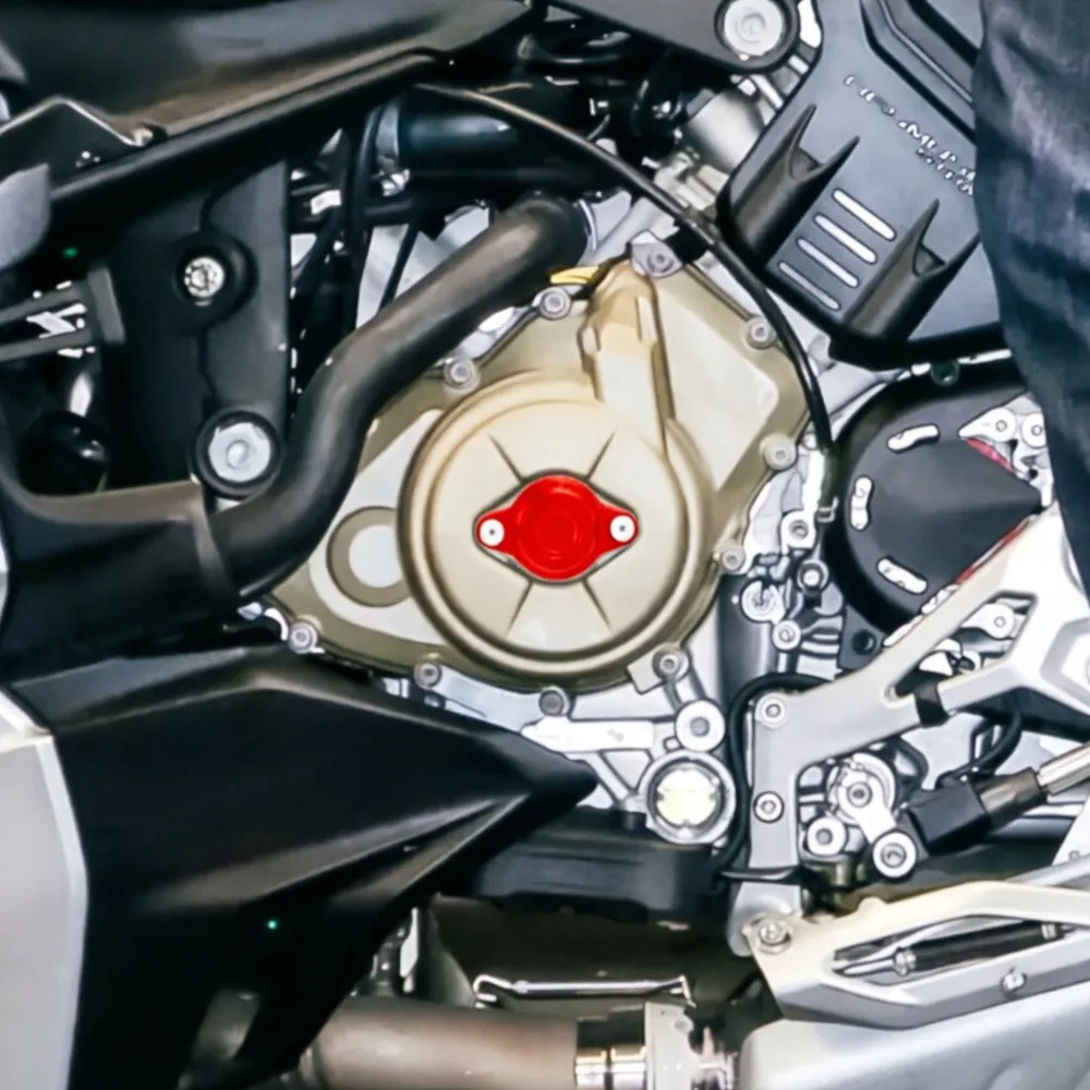 Oil Filter Cap For HYPERMOTARD 796 939 950 1100 EVO SP MULTISTRADA 620 950 1200 1000/DS Engine Crankcase Cover Timing Stator Cap