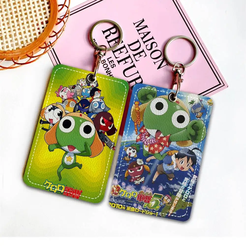 Popular S-Sgt F-Frog Anime 1pc INS Creative Cartoon Student Campus Card Holder For Meal Card, Bus Card, Work Card, Etc