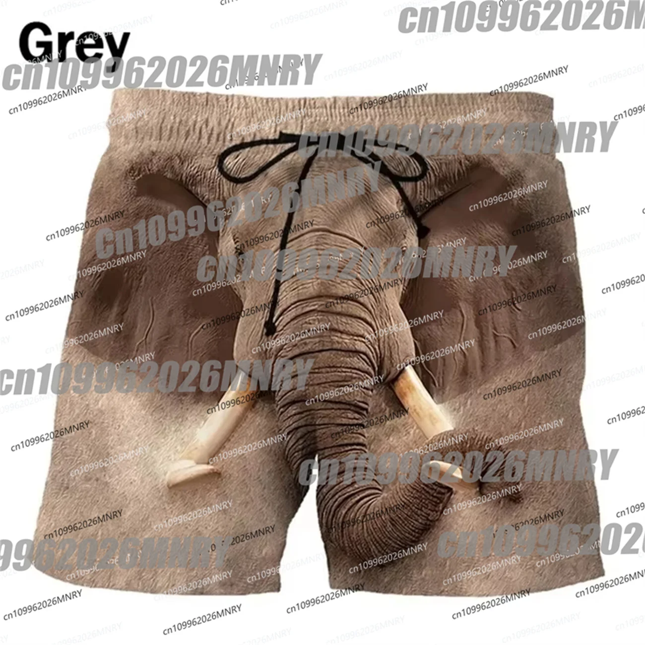 Pantalones cortos de playa con estampado de elefante 3D divertidos para hombres y mujeres, pantalones cortos de ciclismo hawaianos para surf, pantalones cortos de secado rápido para niños, pantalones de natación para gimnasio.