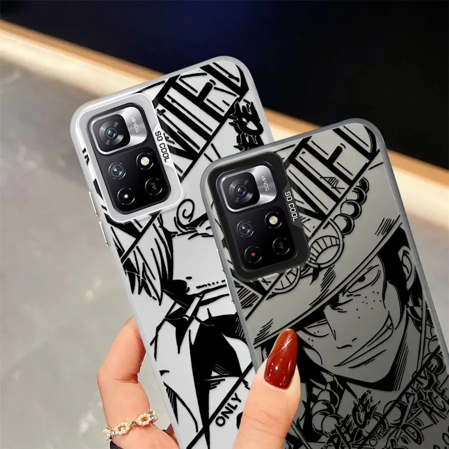 حافظة لهاتف Xiaomi Poco X3 NFC C51 X3 Pro C61 C50 غلاف ناعم قطعة واحدة Ace Roronoa Zoro