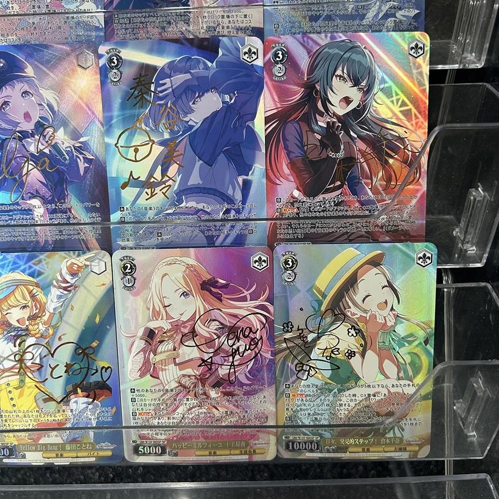 لتقوم بها بنفسك 12 قطعة/المجموعة أنيمي لعبة مدرسة المعبود ماستر Hanami Ume Gim/W124-037Sp SP Gim/W124-068SP SP فلاش احباط بطاقة دمى هدايا