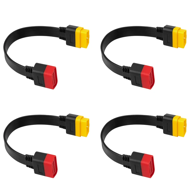 

FAST-4X Новый разъем удлинительного кабеля OBD OBD2 для Launch X431 V/Easydiag 3.0/Mdiag/Golo, основной 16-контактный кабель «папа-мама», 36 см