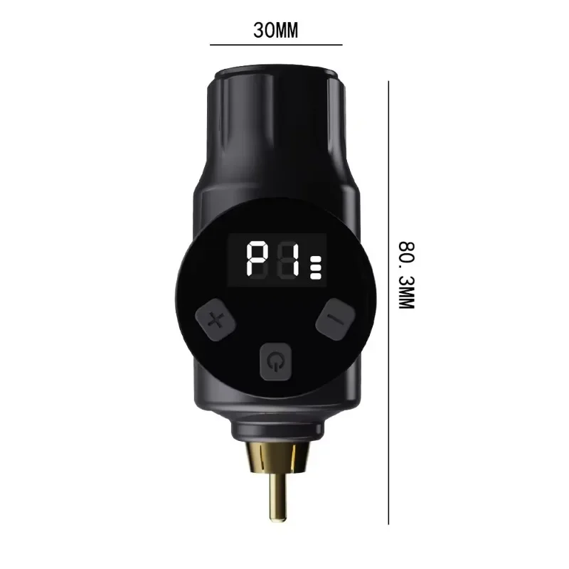 Новый беспроводной источник питания для татуировки, 1700 мАч, перезаряжаемая батарея, разъем RCA, профессиональная тату-машинка, аксессуары для питания