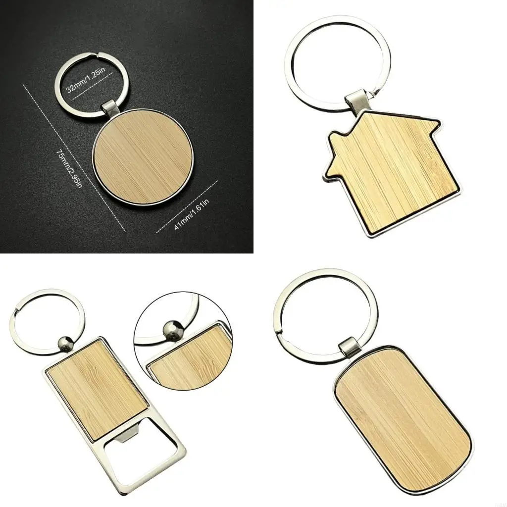 

54DA Классический деревянный брелок для ключей, сумок и рюкзаков, ежедневного использования, декоративные аксессуары для ключей,