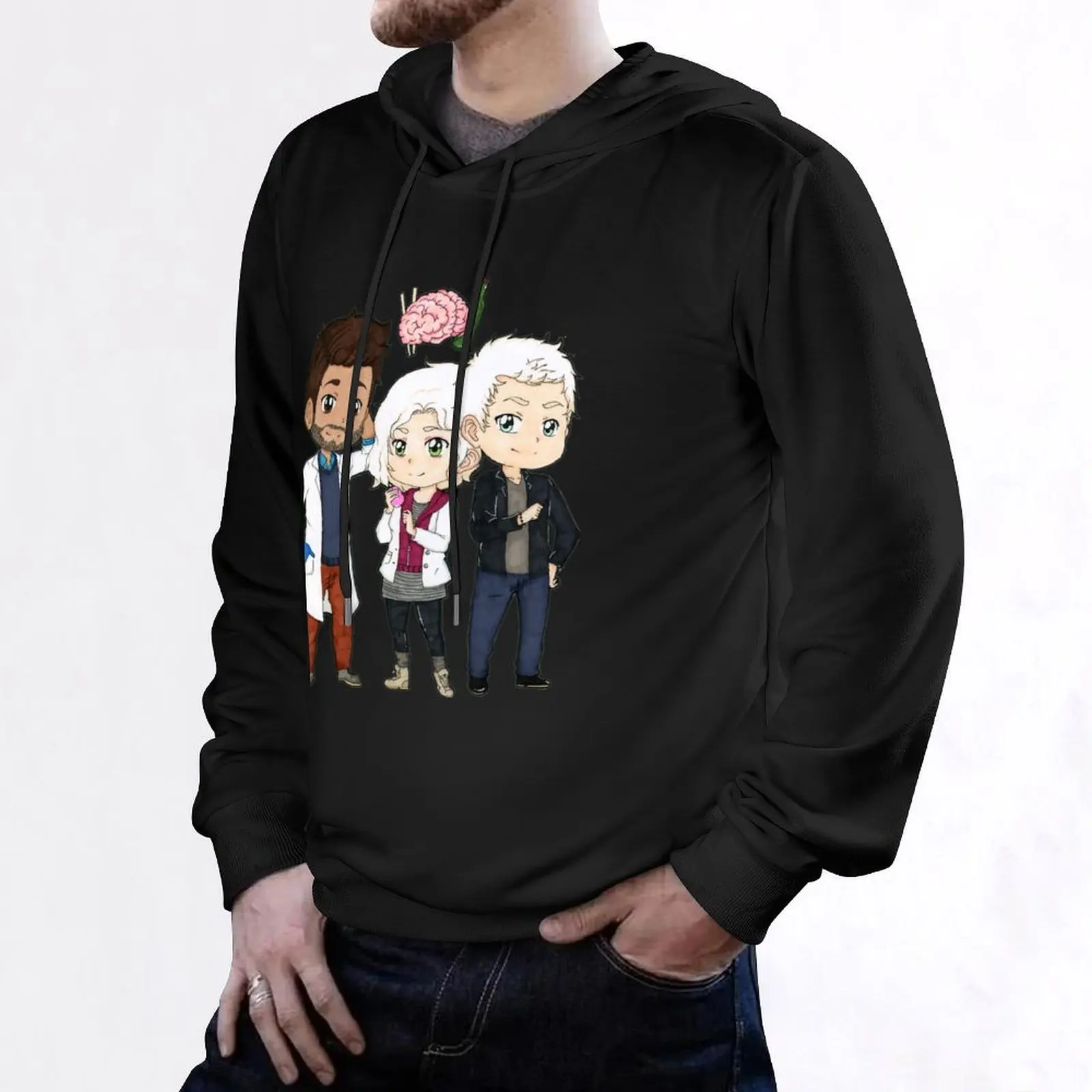 Izombie هوديي ملابس رجالية معطف رجالي ملابس الخريف ملابس جمالية جديدة في هوديس وبلوزات