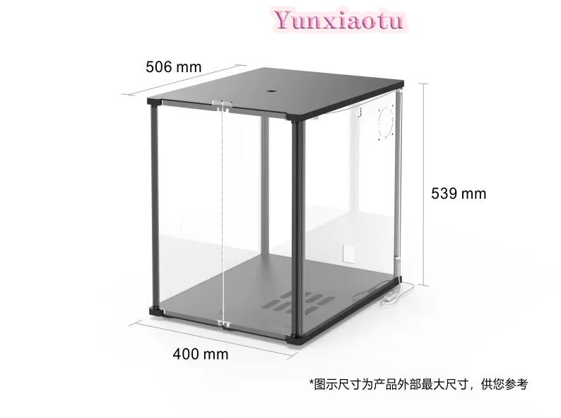 3D Printer Enclosure Sealing Cover with Filtration Device for Bambu Lab A1 Mini