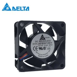 New delta AFB0612EH 12V 0.48A 6025 6cm PWM temperature control speed regulating power fan