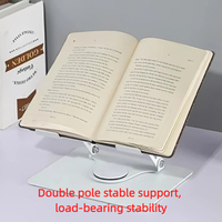 Foldable Tablet Riser 360 Degree Rotating Swivel  Aluminum Alloy Hollowed Tablet Stand Holder Anti Slip Height Adjustable