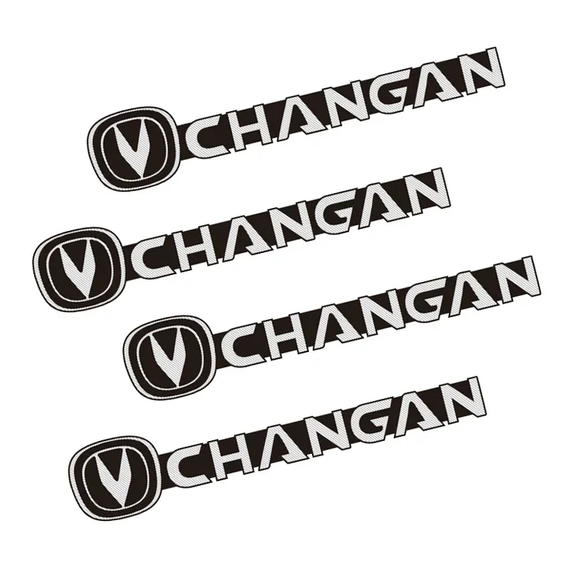 4pcs Car Stereo Emblem Stickers Speaker Badge Decals for Changan CS85 CS95 V7 CX70 CS75 Alsvin CS35 CS15 PLUS CS55 CX30 V3 V5