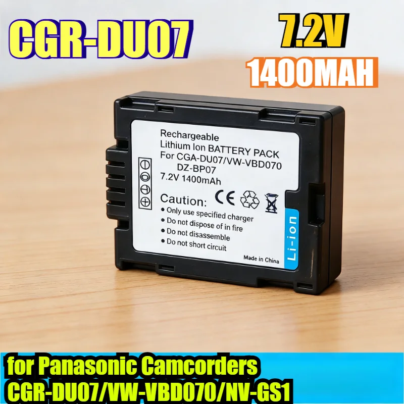 1400Mah 7.2V CGR-DU…