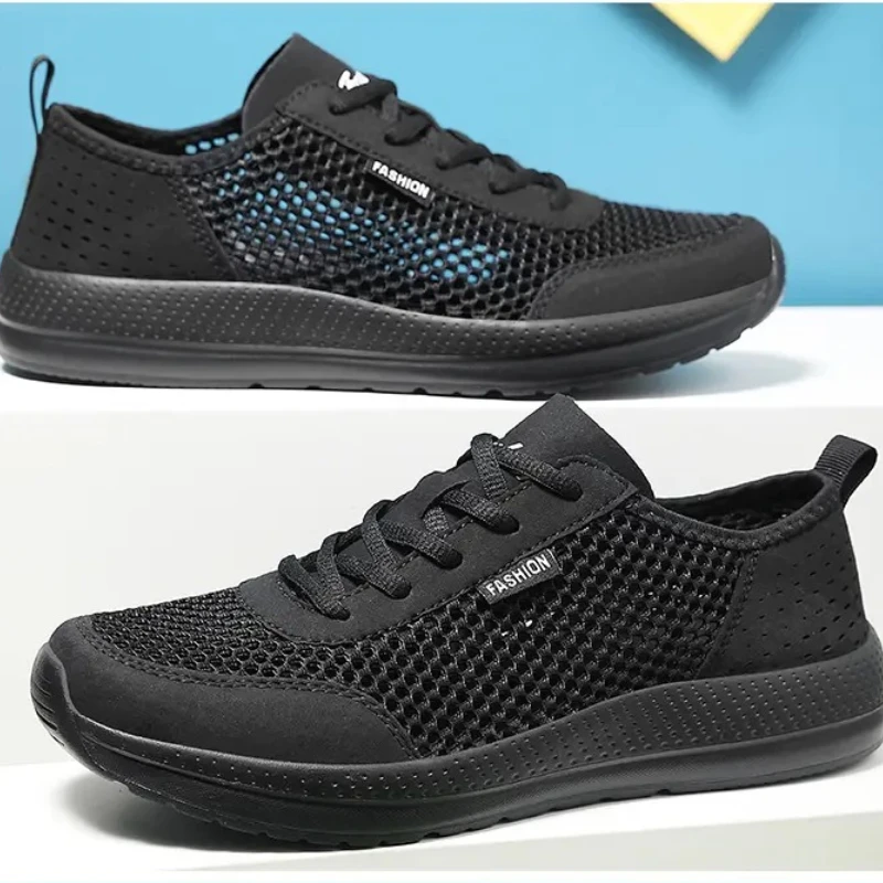 

Большой размер 46, удобная мужская обувь, легкая модная повседневная спортивная обувь, дышащие лоферы с сетчатым верхом, zapatillas de deporte