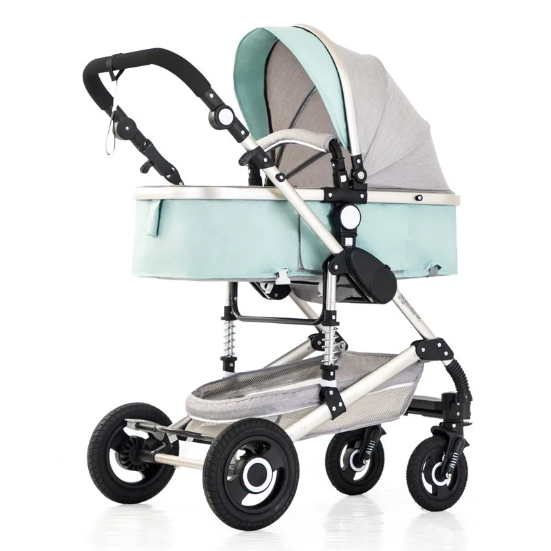 2025 baby stroller 2 in 1, baby carriage,travel Pushchair, portable two way Newborn pram,High Landscape,Folding stroller NEW