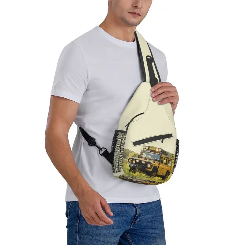 Cool Camel Trofee Crossbody Sling Rugzak Mannen Schouder Borst Tassen Voor Reizen Fietsen