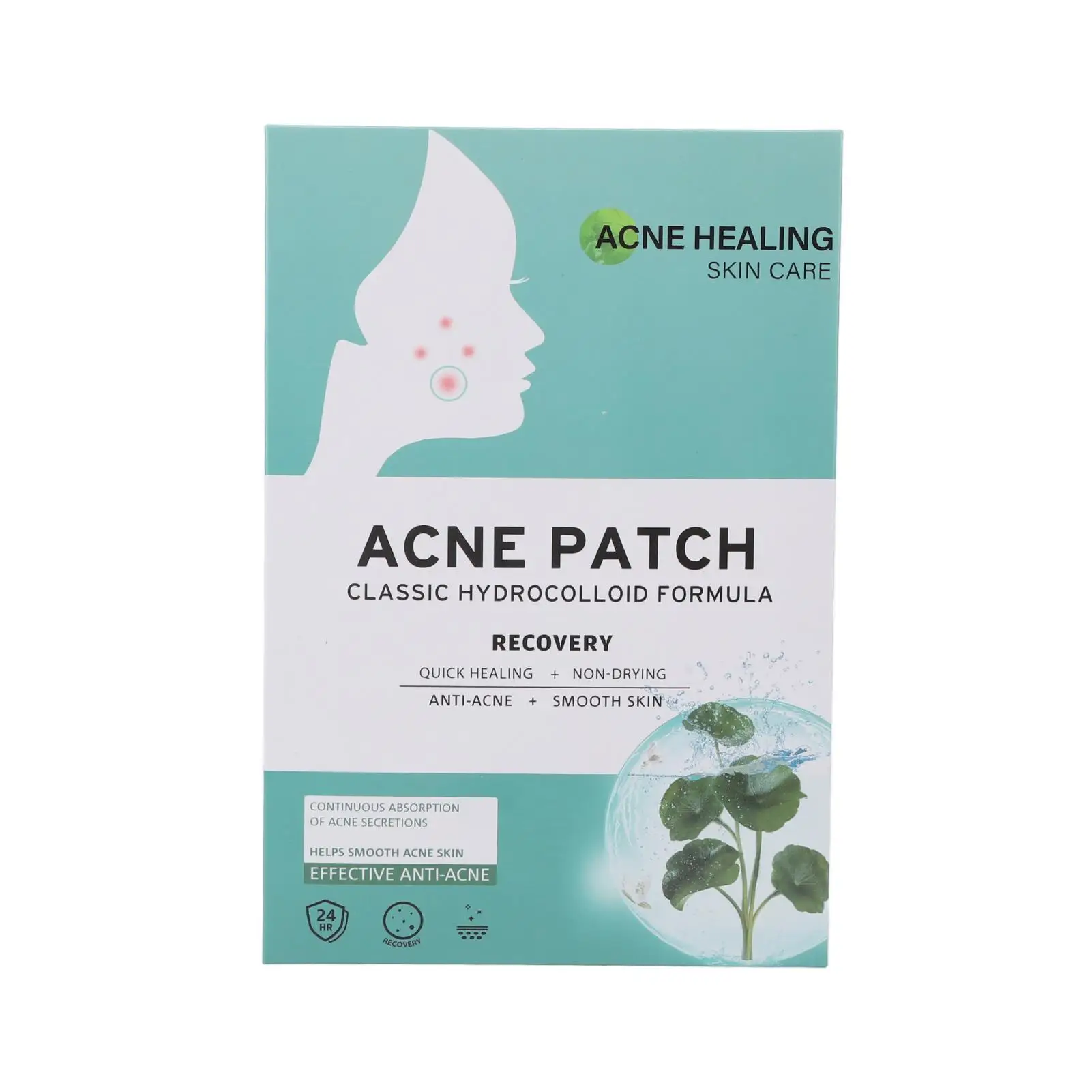 Waterproof Acne Patches para cura rápida, Spot tratamento transparente para as mulheres, 5pcs