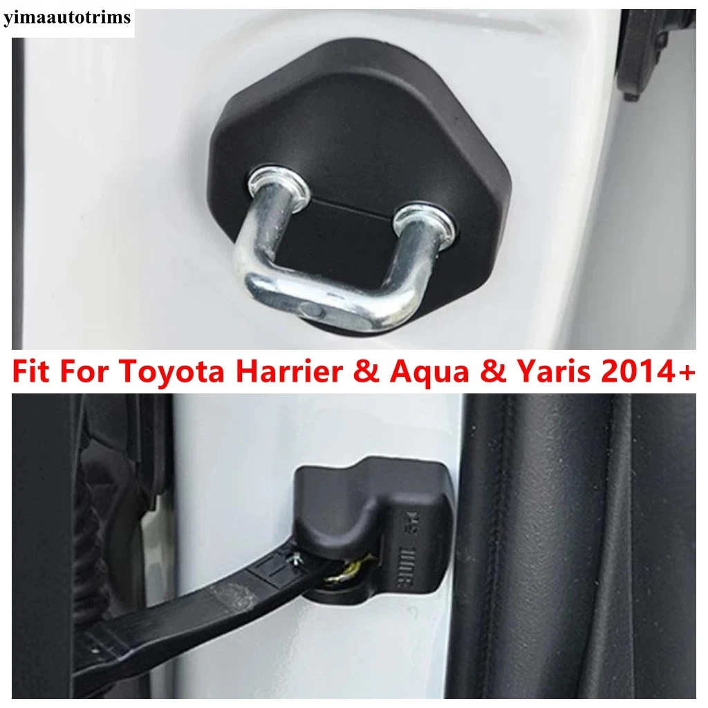 

Car Door Lock Limit Stop Stopper Cover Protection Accessories Interior Refit Kit For Toyota Harrier & Aqua & Yaris 2014 - 2024