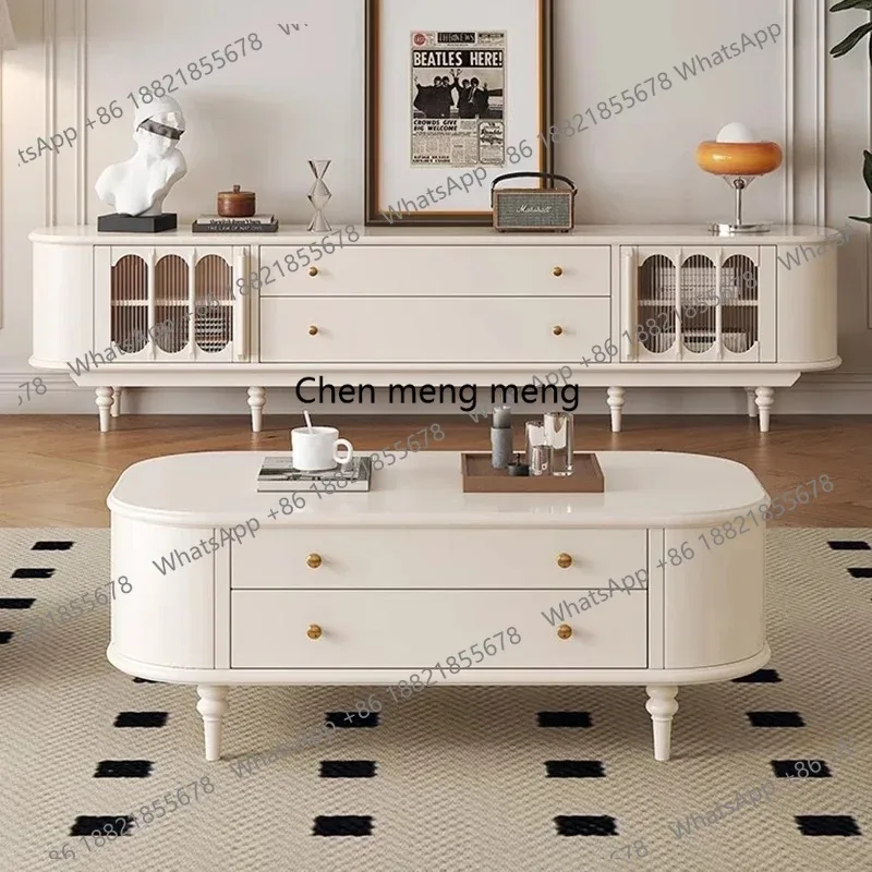 

Design Modern Coffee Table Minimalist Elegant Aesthetic Nordic Coffee Table Retro Storage Mesa De Centro Living Room Furniture