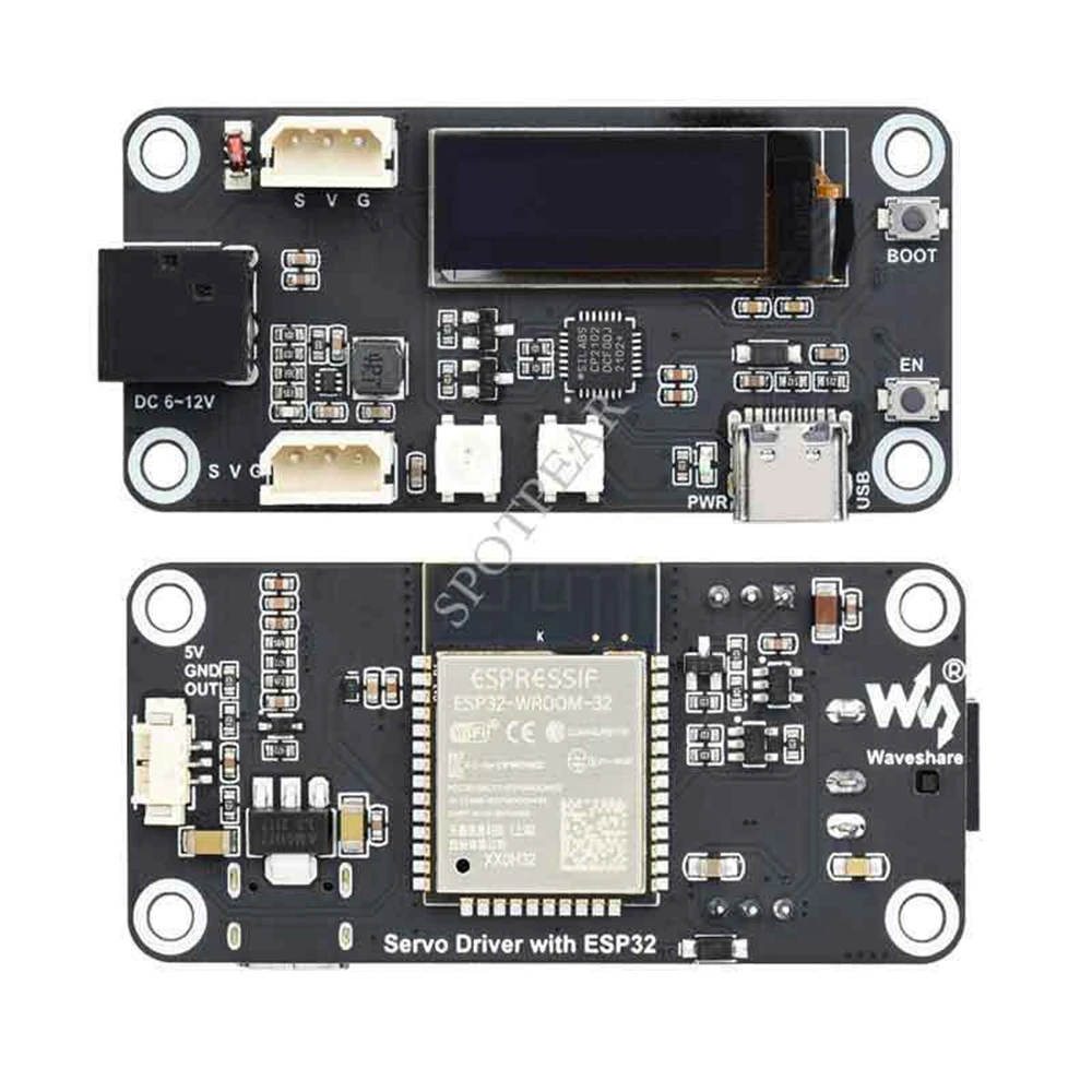 

Плата сервопривода ESP32 Встроенный WIFI и Bluetooth с OLED-экраном