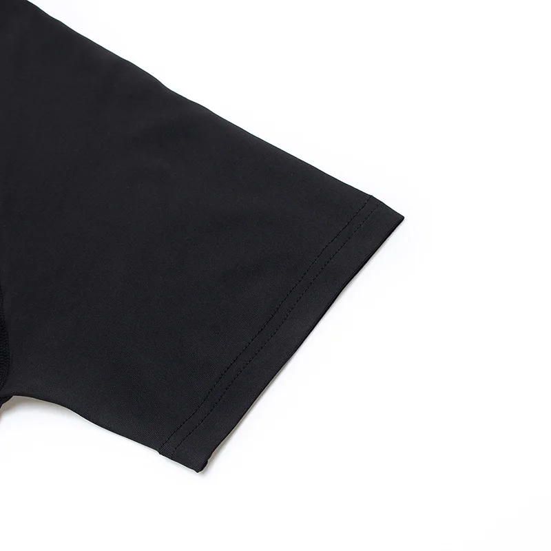 Enganliegendes Fitness-Sport-T-Shirt für Herren, Sommer, Kurzarm, Gym, Fitness, Laufen, schnelltrocknend, Sport-Oberteil für Herren – Detail 12